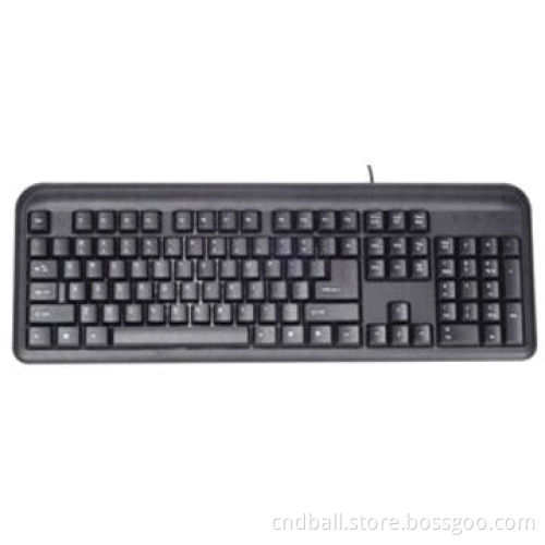 Wired standard keyboard, measures 45.5*16.2*2.24cm, 482G net weight
